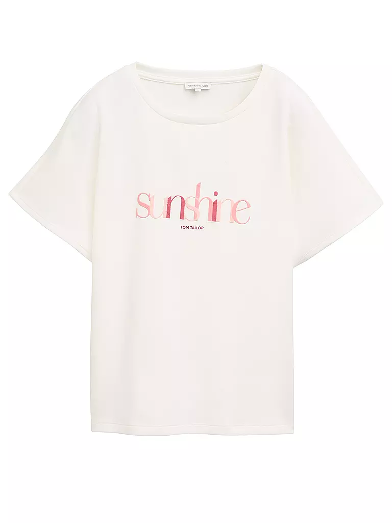 TOM TAILOR | T-Shirt  | weiss