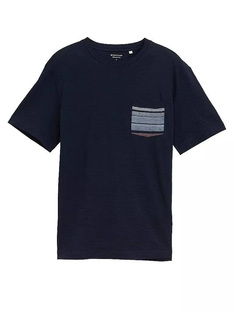 TOM TAILOR | T-Shirt  | dunkelblau