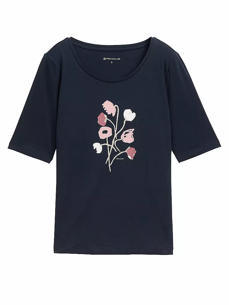 TOM TAILOR | T-Shirt  | dunkelblau