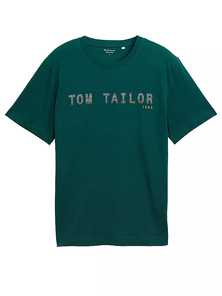TOM TAILOR | T-Shirt  | dunkelgrün