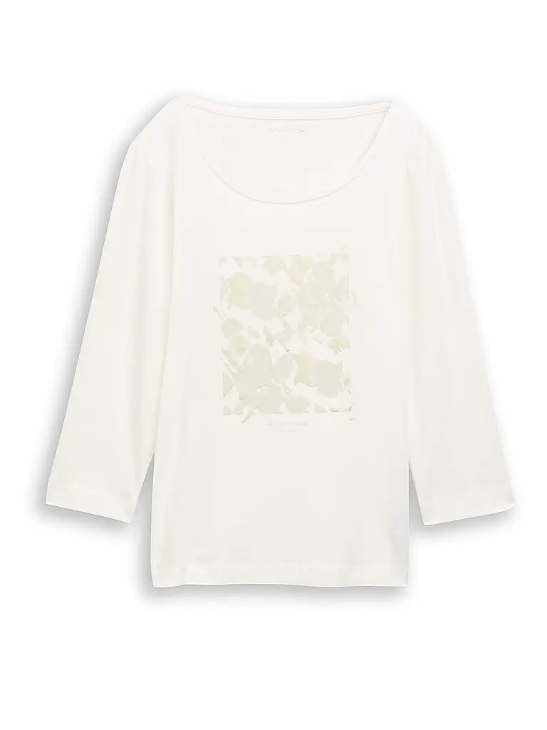 TOM TAILOR | T-Shirt  | Weiss