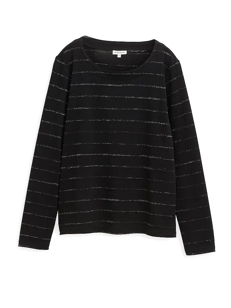 TOM TAILOR | T-Shirt  | Schwarz