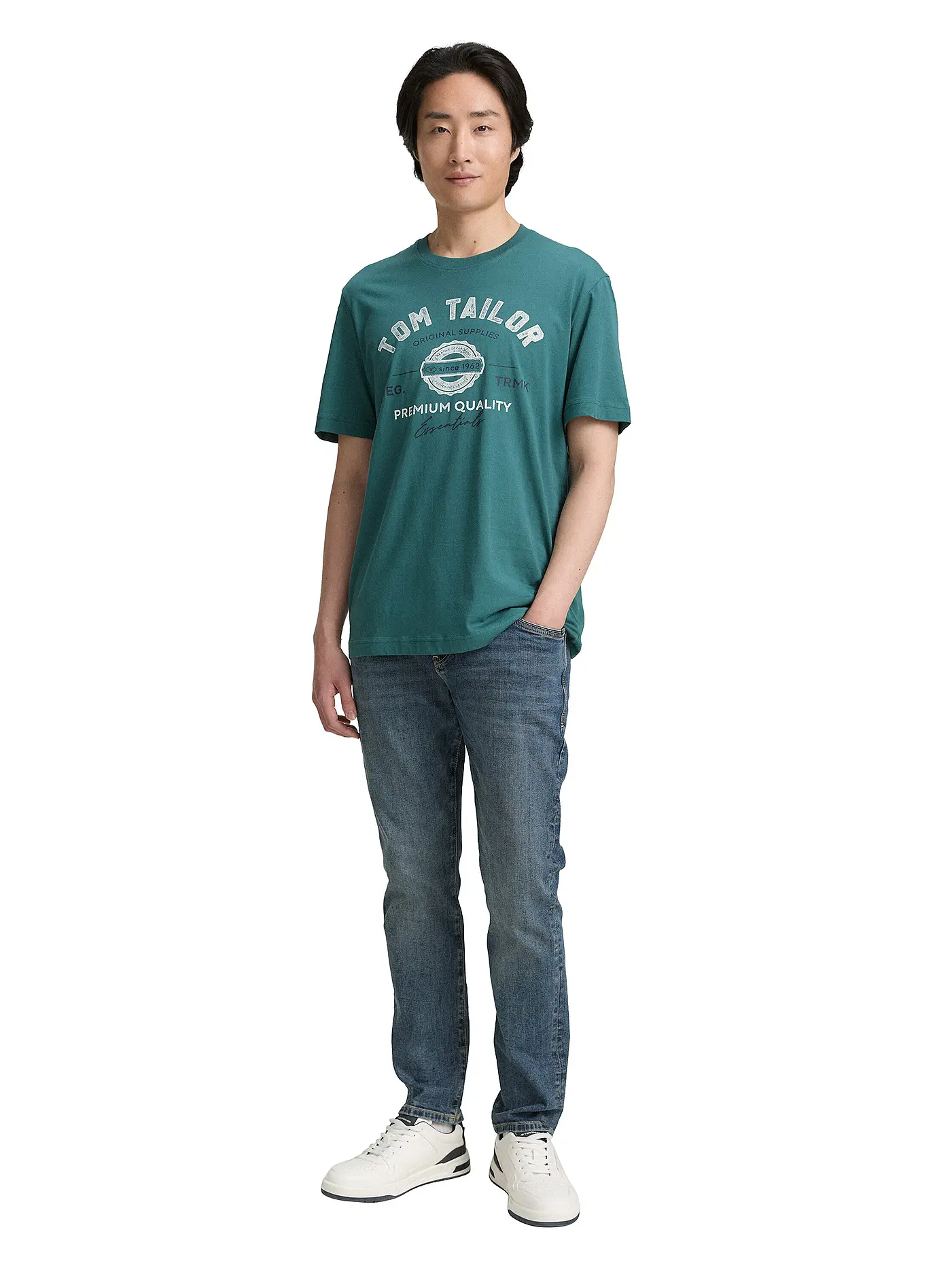 TOM TAILOR | T-Shirt  | grün