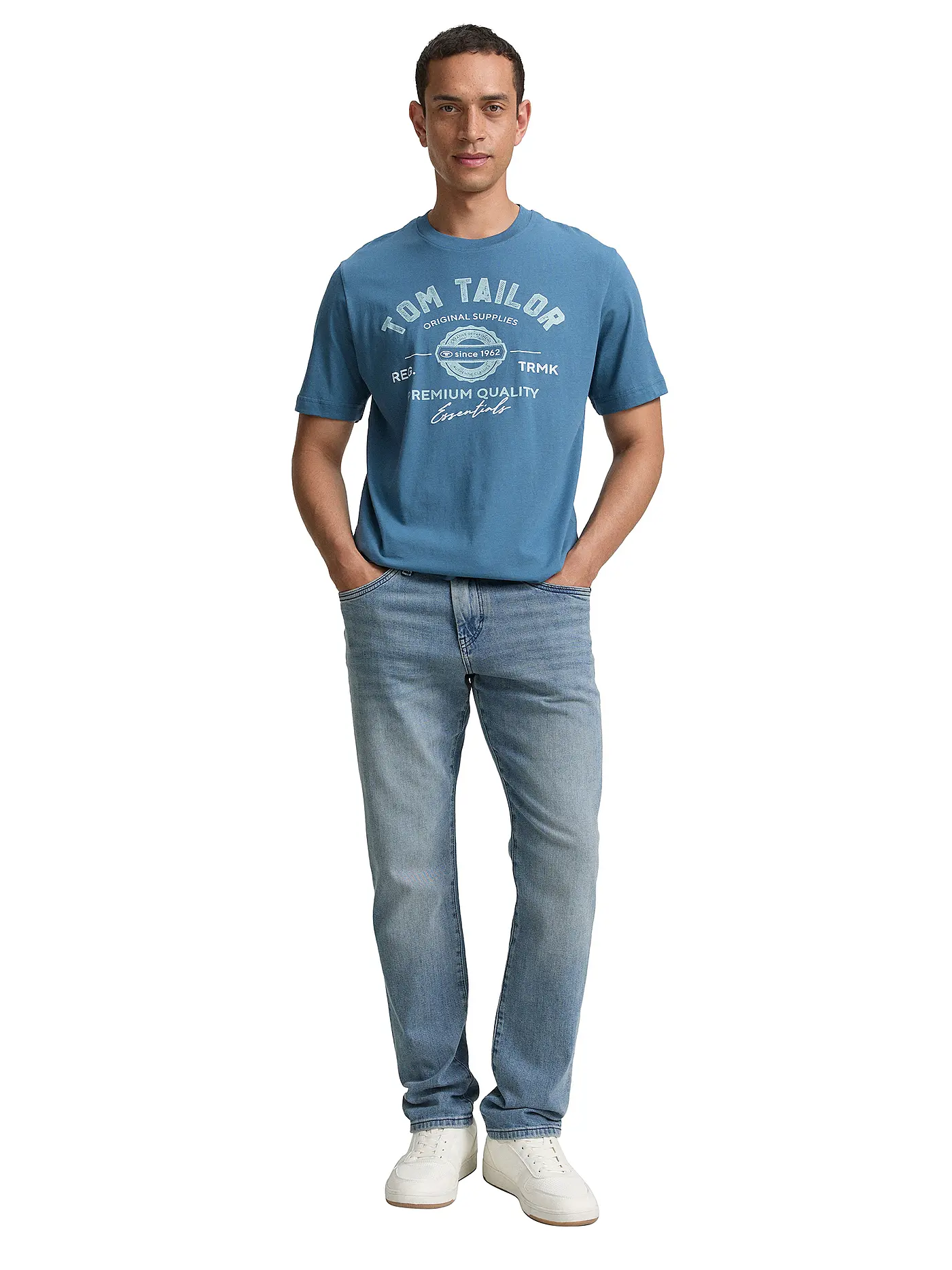 TOM TAILOR | T-Shirt  | blau