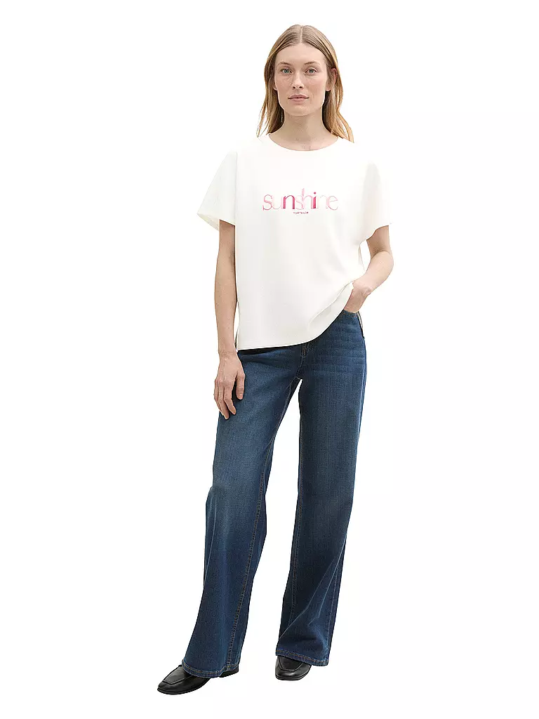TOM TAILOR | T-Shirt  | weiss