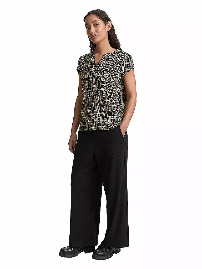 TOM TAILOR | T-Shirt  | schwarz
