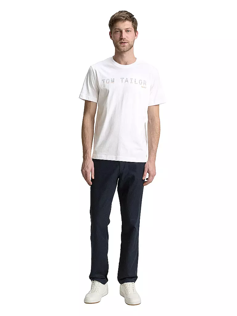 TOM TAILOR | T-Shirt  | weiss