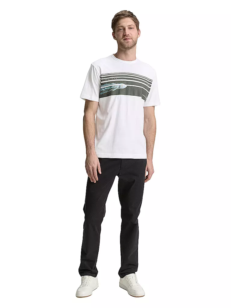 TOM TAILOR | T-Shirt  | weiss