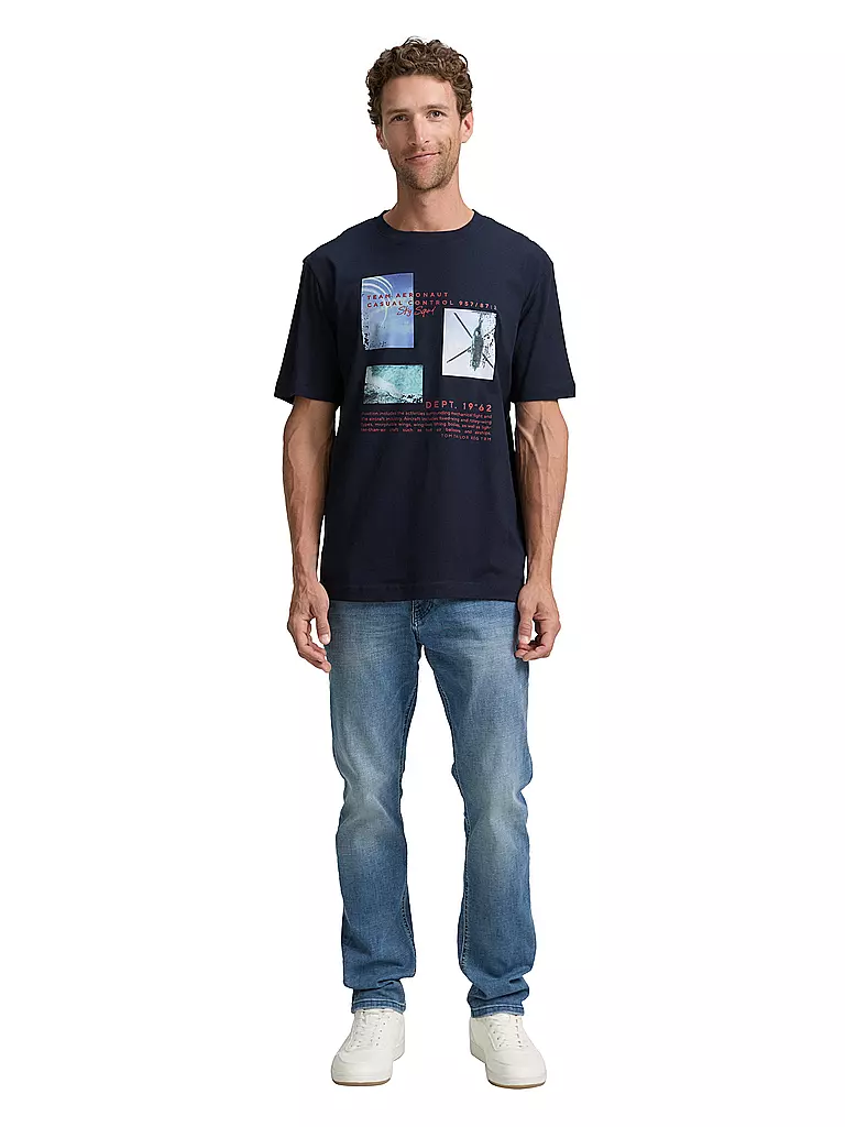 TOM TAILOR | T-Shirt  | dunkelblau