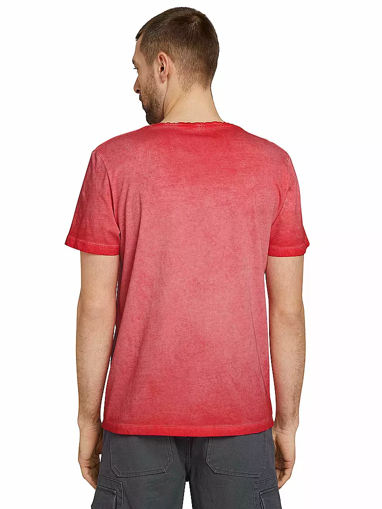 TOM TAILOR | T-Shirt  | rot