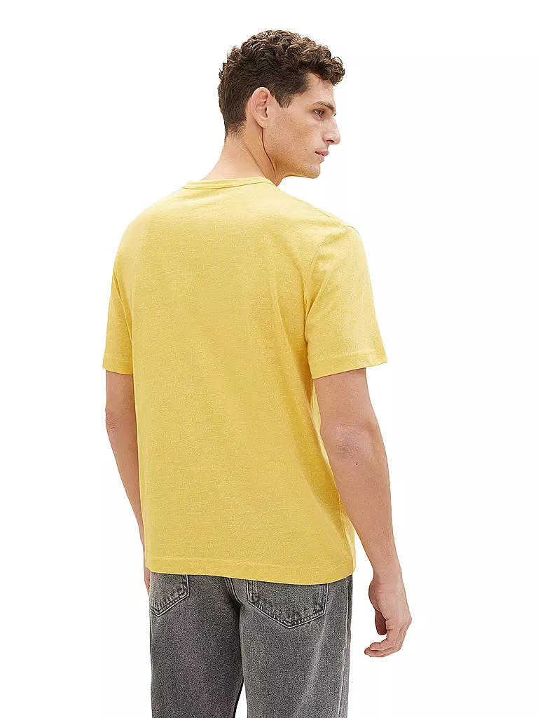 TOM TAILOR | T-Shirt  | gelb