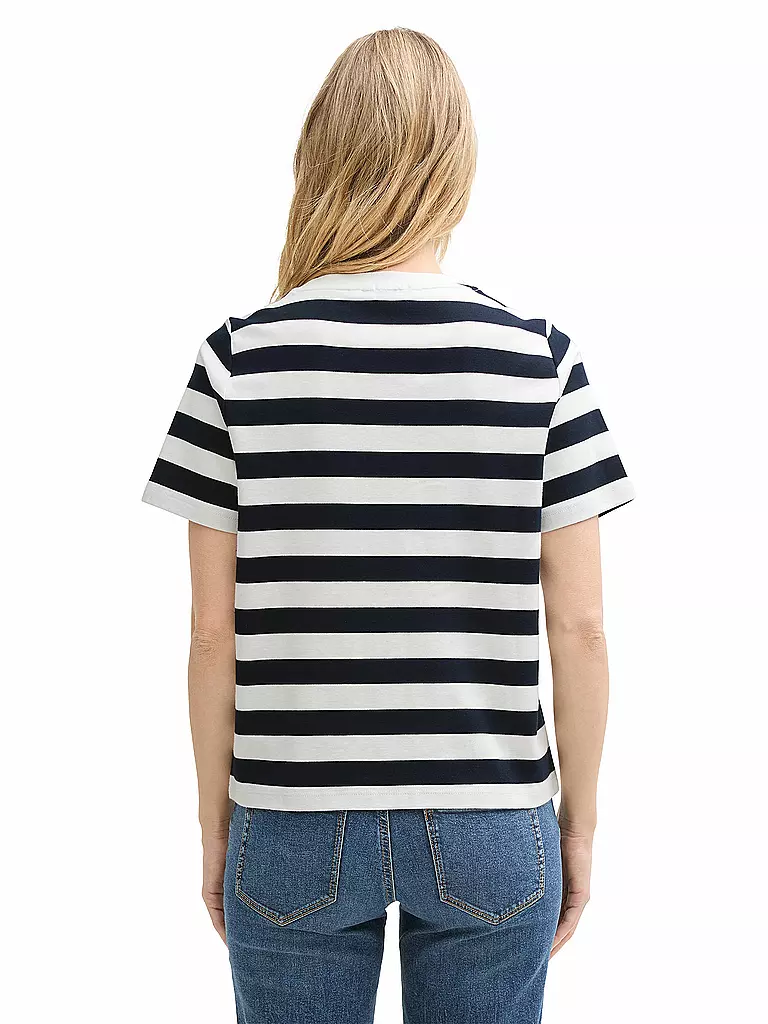 TOM TAILOR | T-Shirt  | dunkelblau