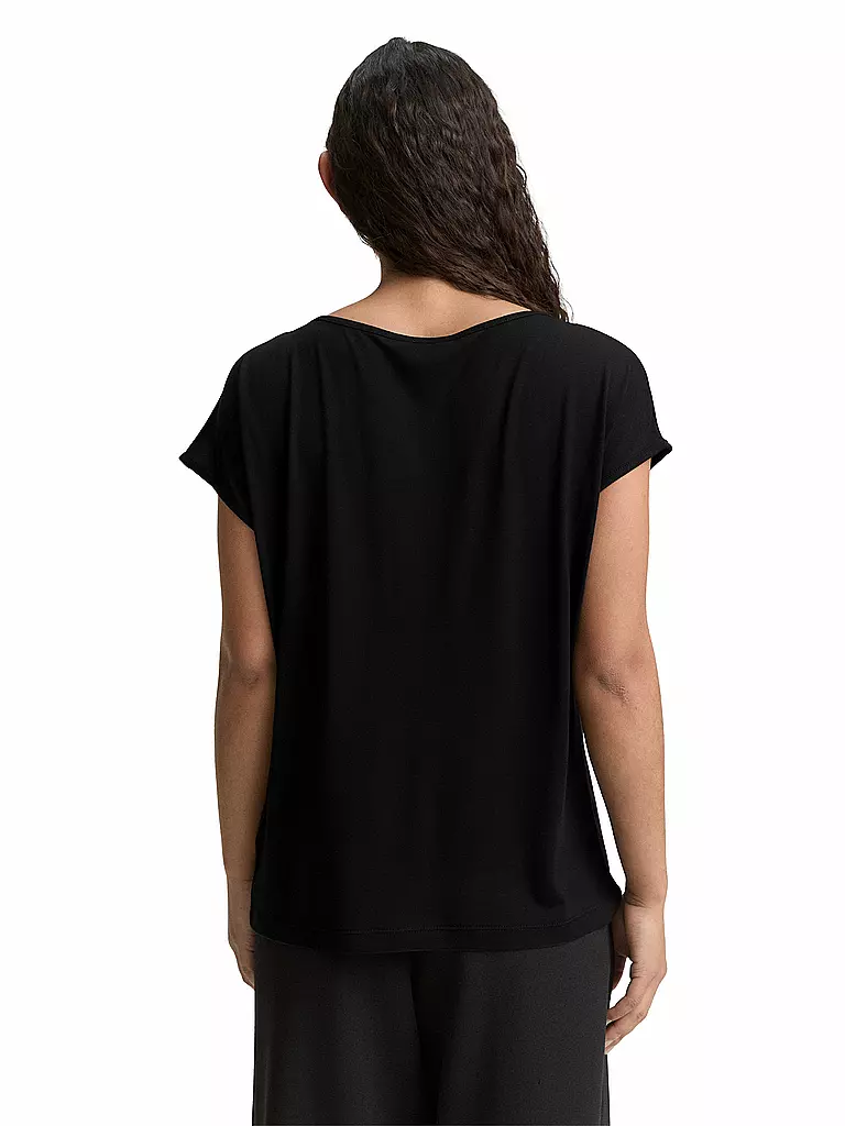 TOM TAILOR | T-Shirt  | schwarz