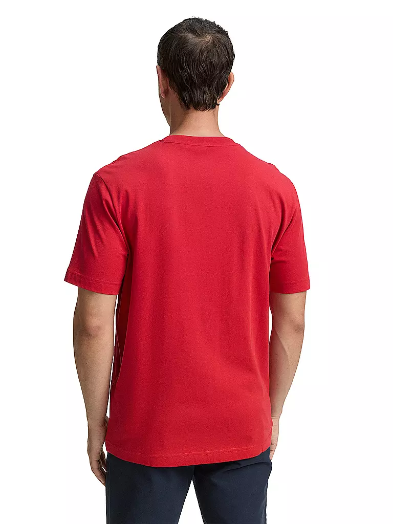 TOM TAILOR | T-Shirt  | rot