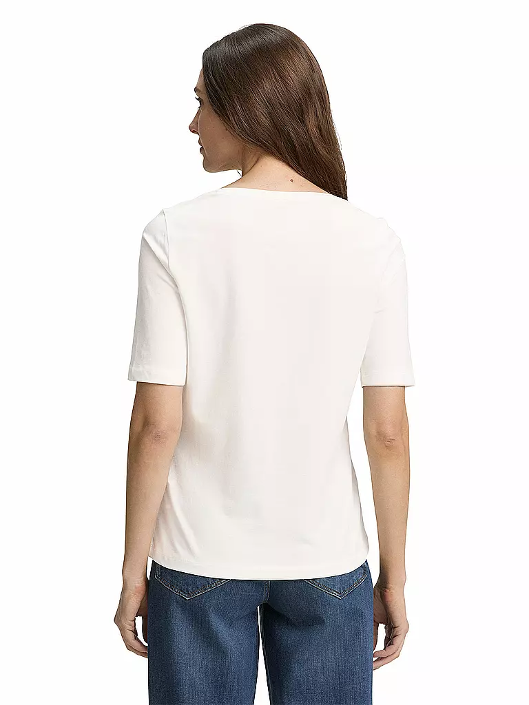 TOM TAILOR | T-Shirt  | creme