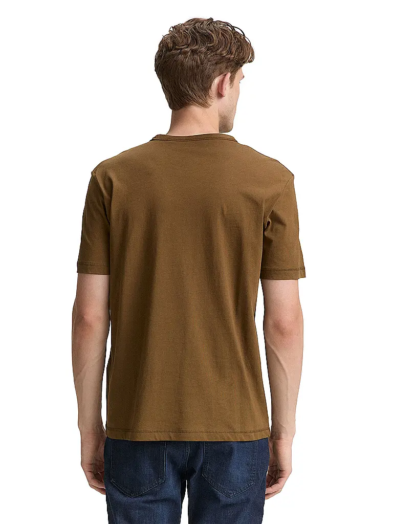 TOM TAILOR | T-Shirt  | Braun