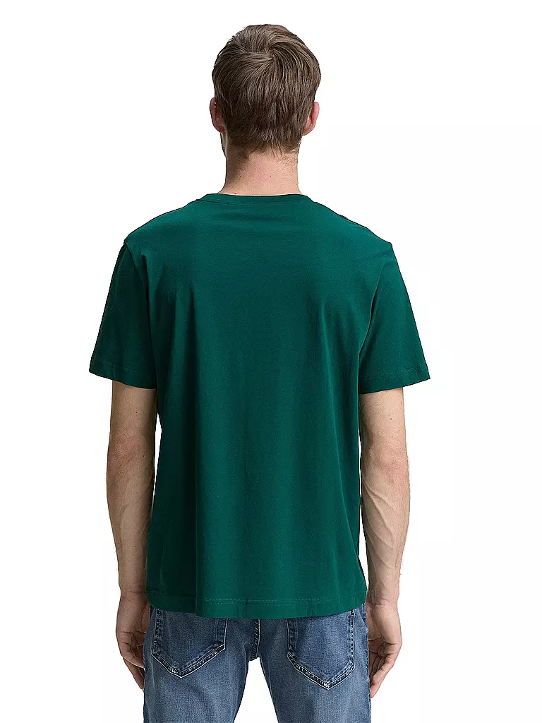 TOM TAILOR | T-Shirt  | dunkelgrün