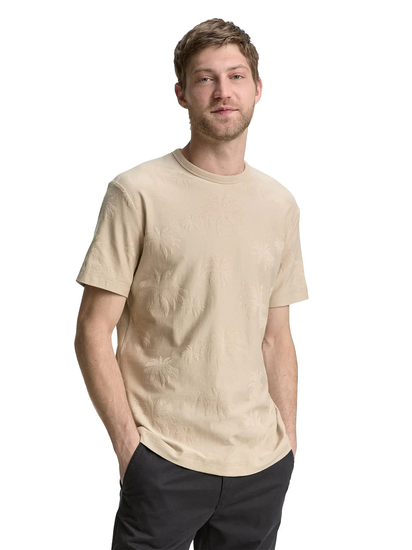 TOM TAILOR | T-Shirt  | beige