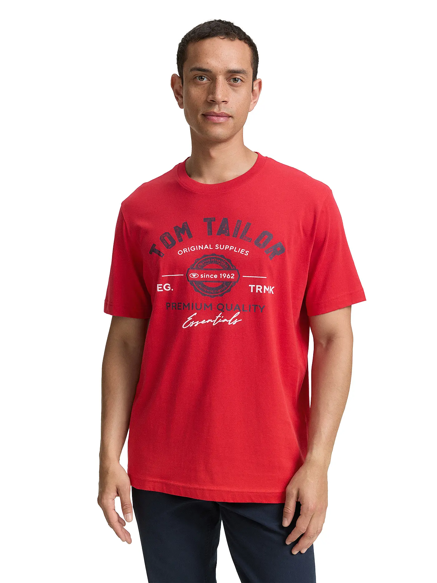 TOM TAILOR | T-Shirt  | rot