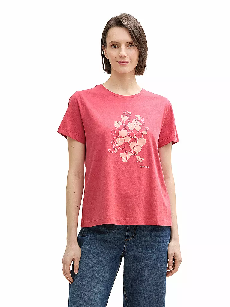 TOM TAILOR | T-Shirt  | koralle