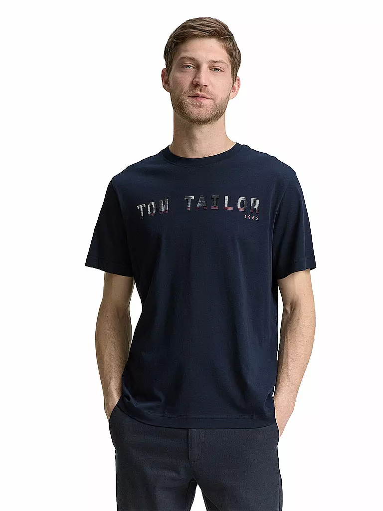TOM TAILOR | T-Shirt  | dunkelblau