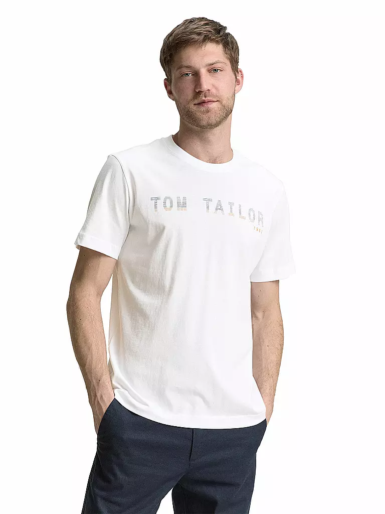 TOM TAILOR | T-Shirt  | weiss