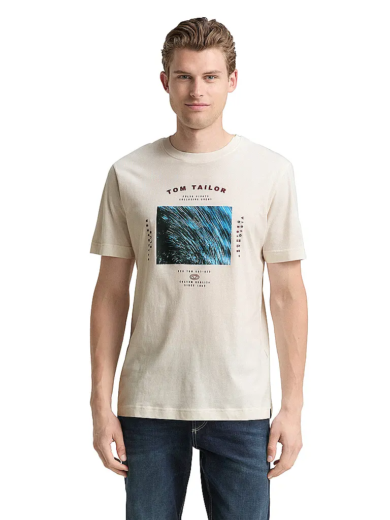 TOM TAILOR | T-Shirt  | Weiss