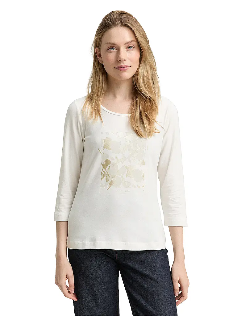 TOM TAILOR | T-Shirt  | Weiss