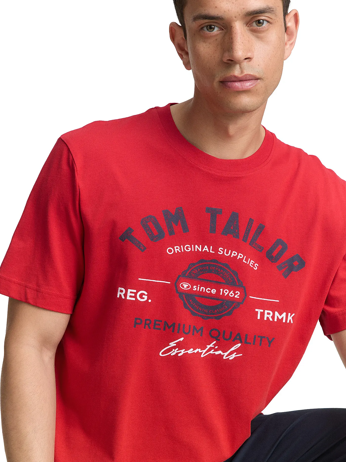 TOM TAILOR | T-Shirt  | rot