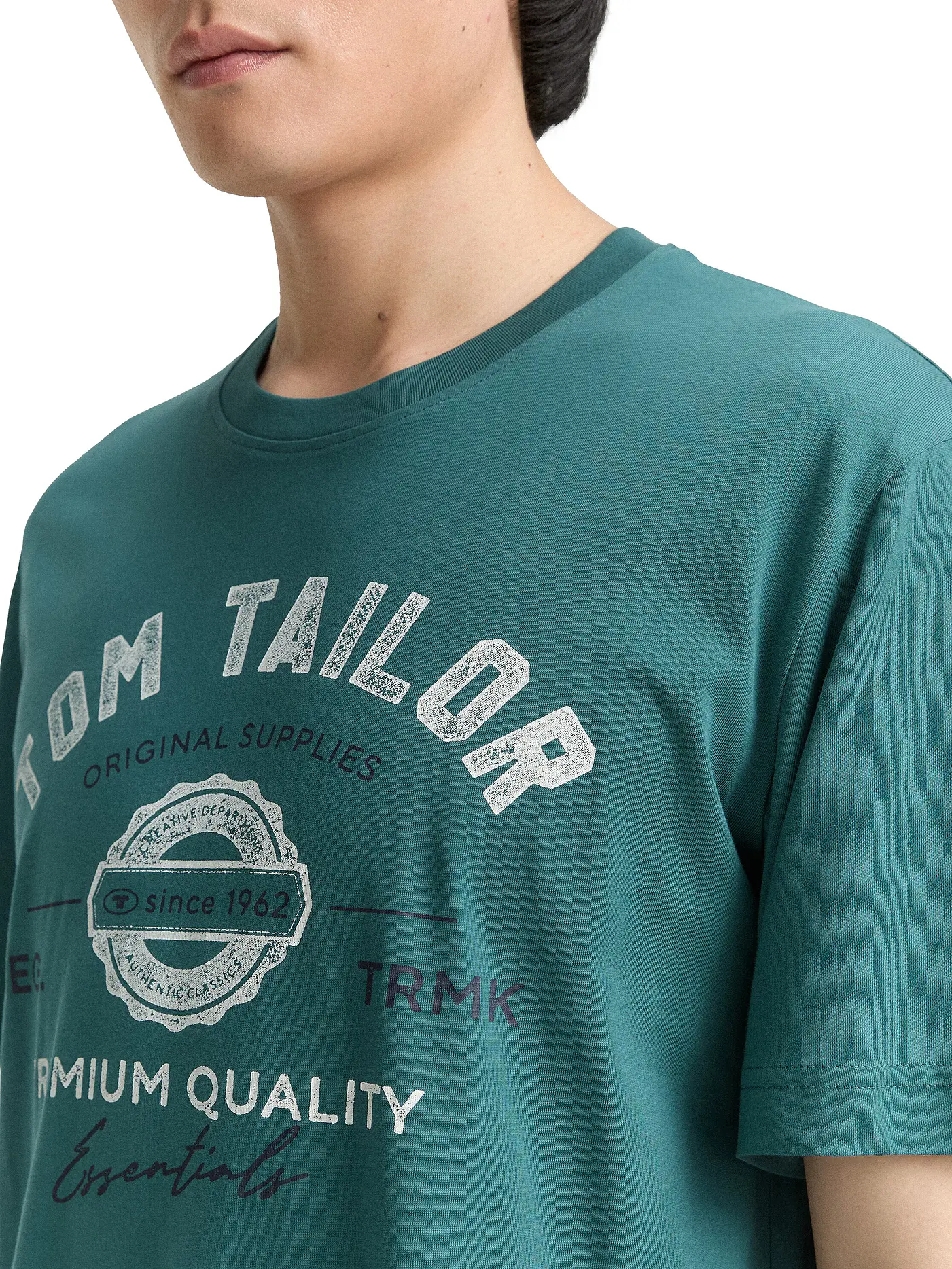 TOM TAILOR | T-Shirt  | grün