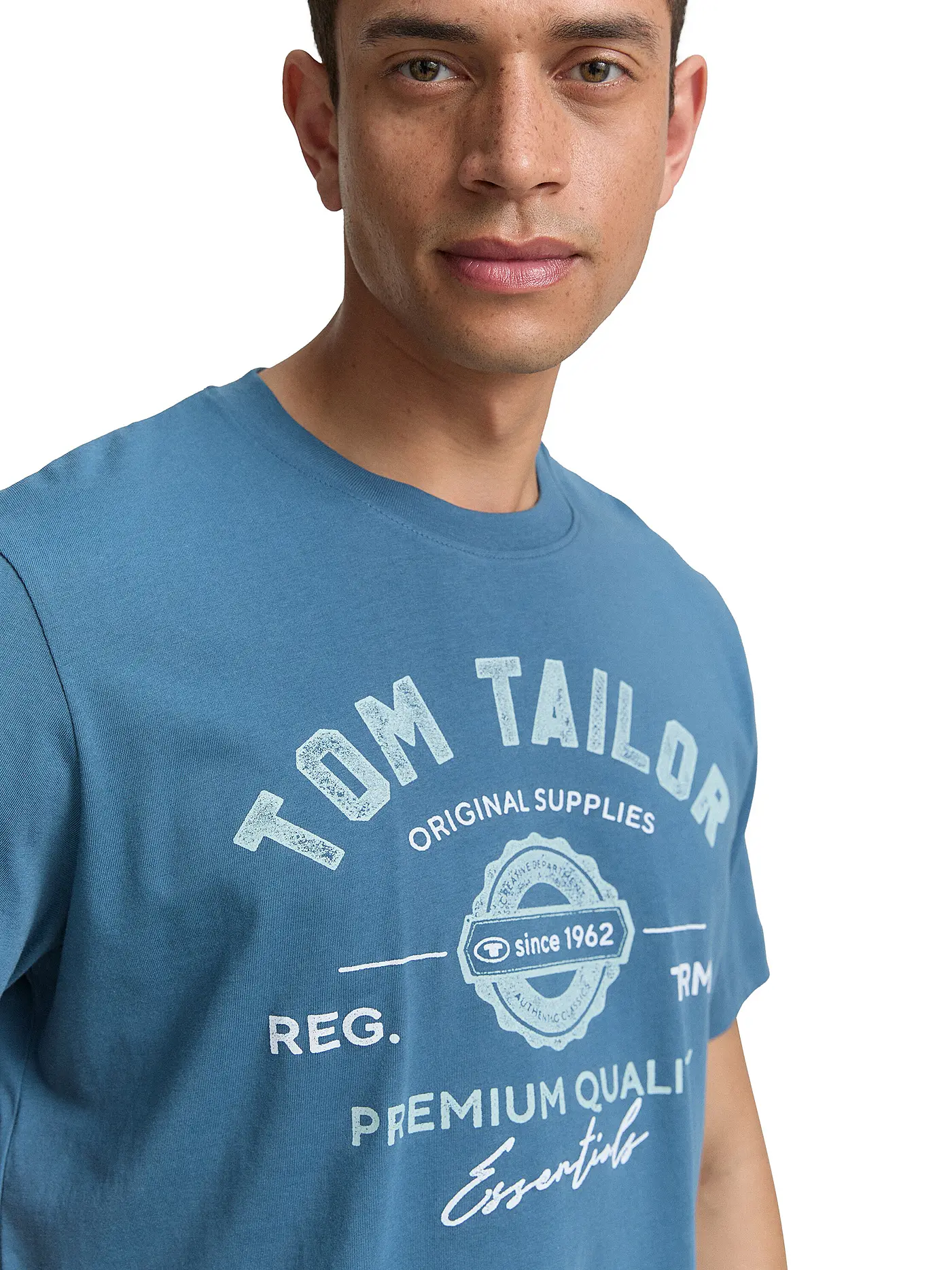 TOM TAILOR | T-Shirt  | blau