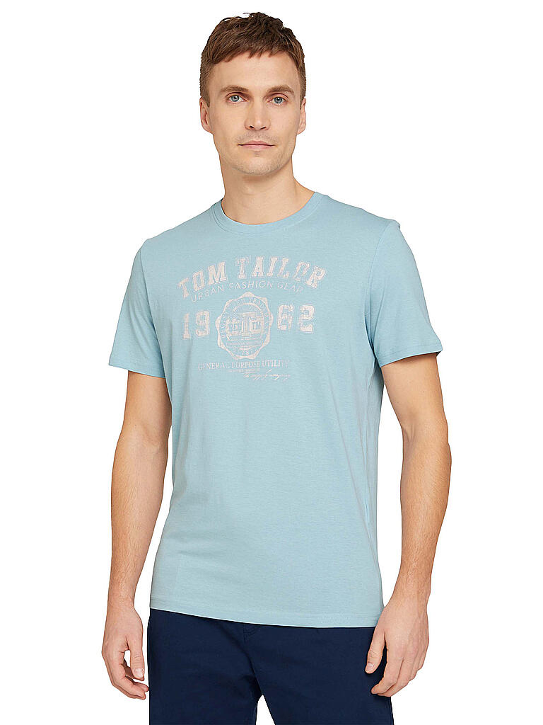 TOM TAILOR | T-Shirt  | blau