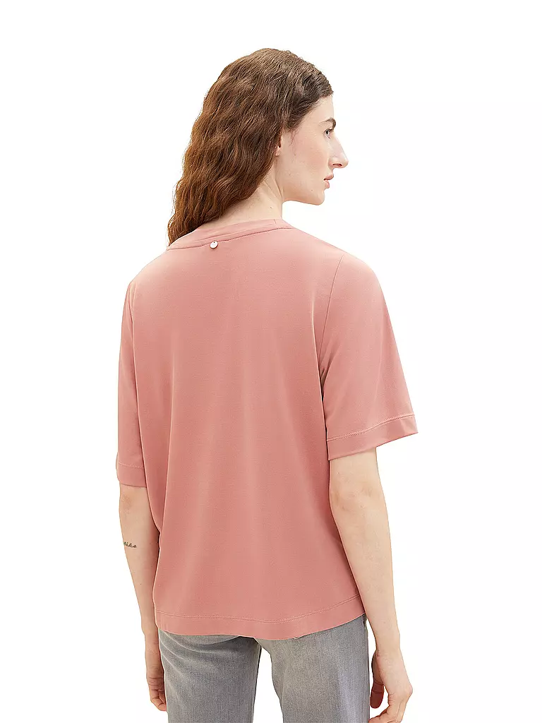 TOM TAILOR | T-Shirt  | rosa