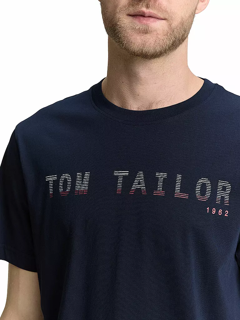 TOM TAILOR | T-Shirt  | dunkelblau