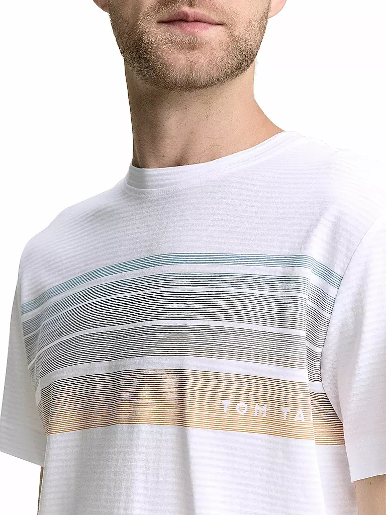 TOM TAILOR | T-Shirt  | weiss