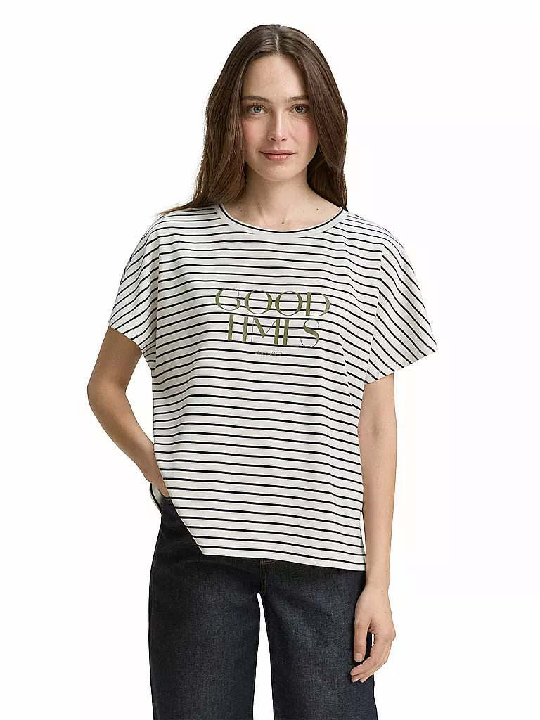 TOM TAILOR | T-Shirt  | dunkelblau