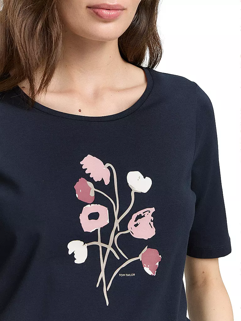 TOM TAILOR | T-Shirt  | dunkelblau