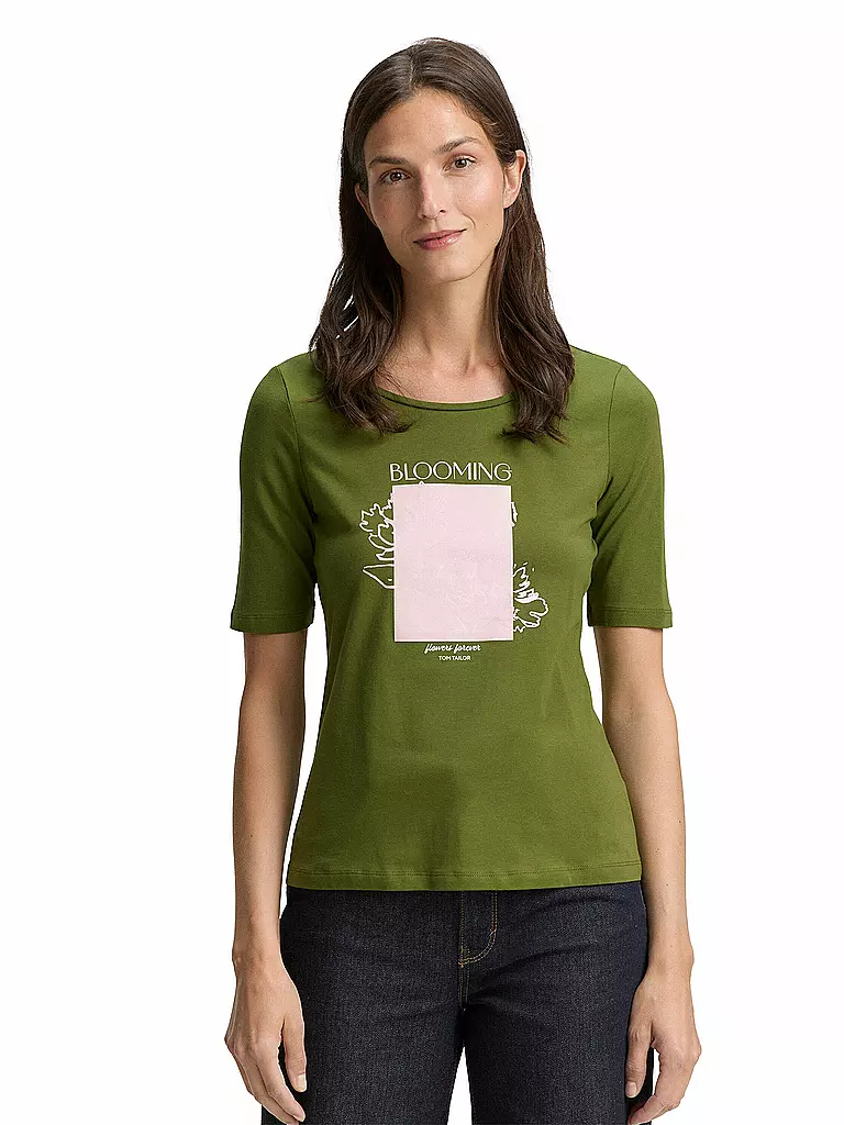 TOM TAILOR | T-Shirt  | grün