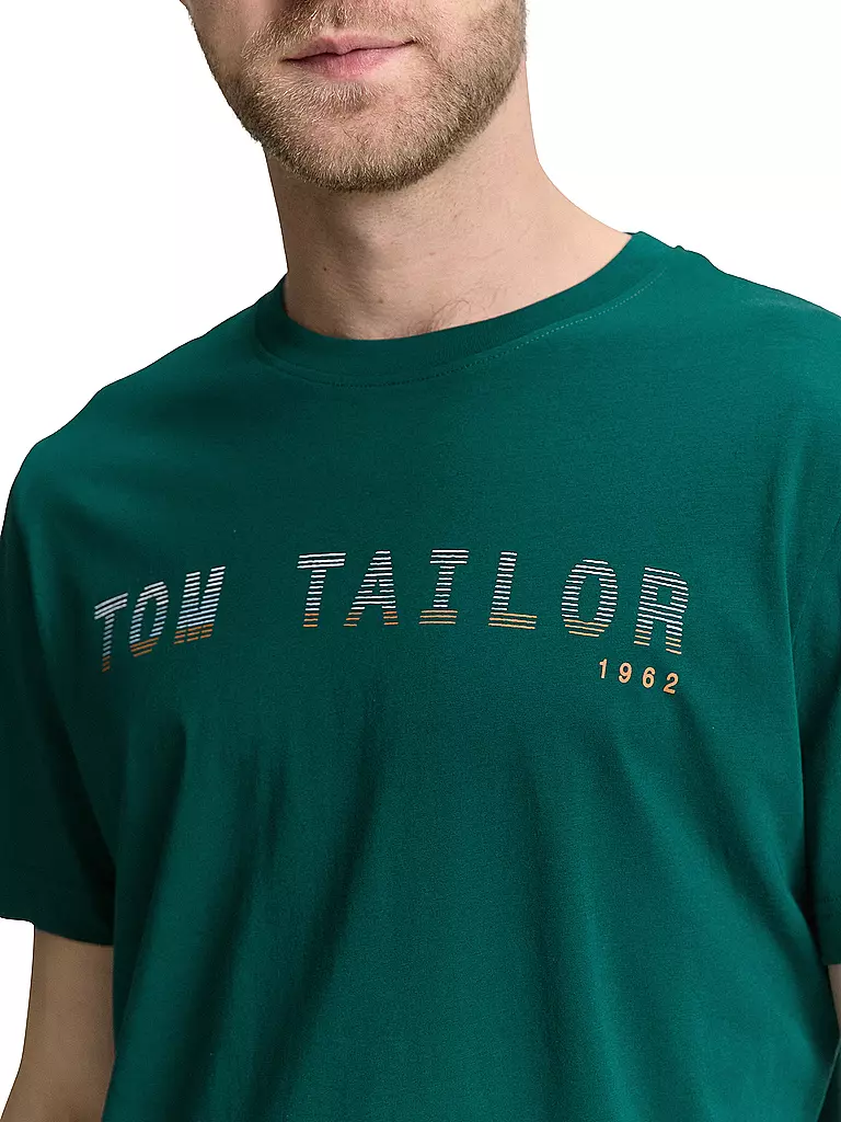 TOM TAILOR | T-Shirt  | dunkelgrün