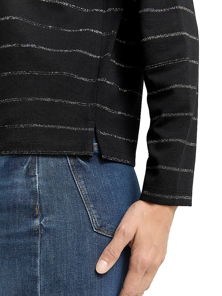 TOM TAILOR | T-Shirt  | Schwarz