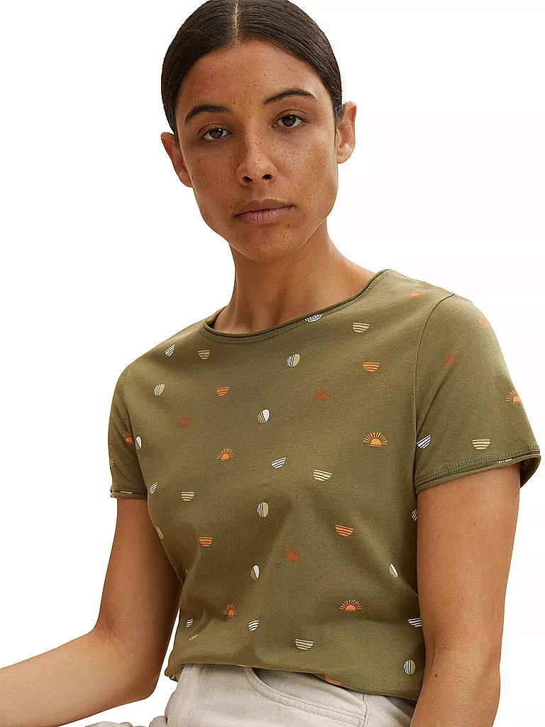 TOM TAILOR | T-Shirt  | olive