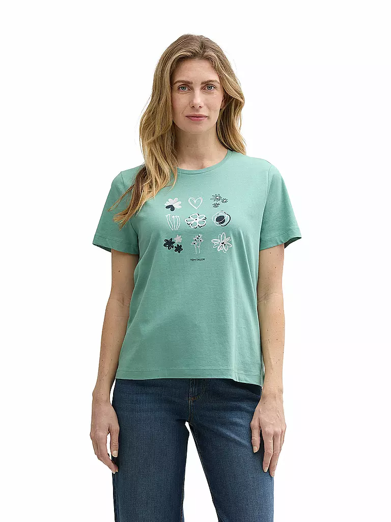 TOM TAILOR | T-Shirt  | mint