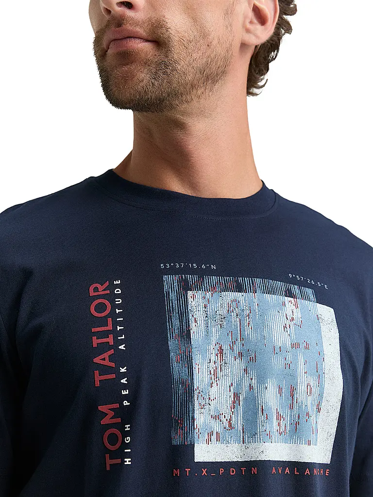 TOM TAILOR | T-Shirt  | Blau