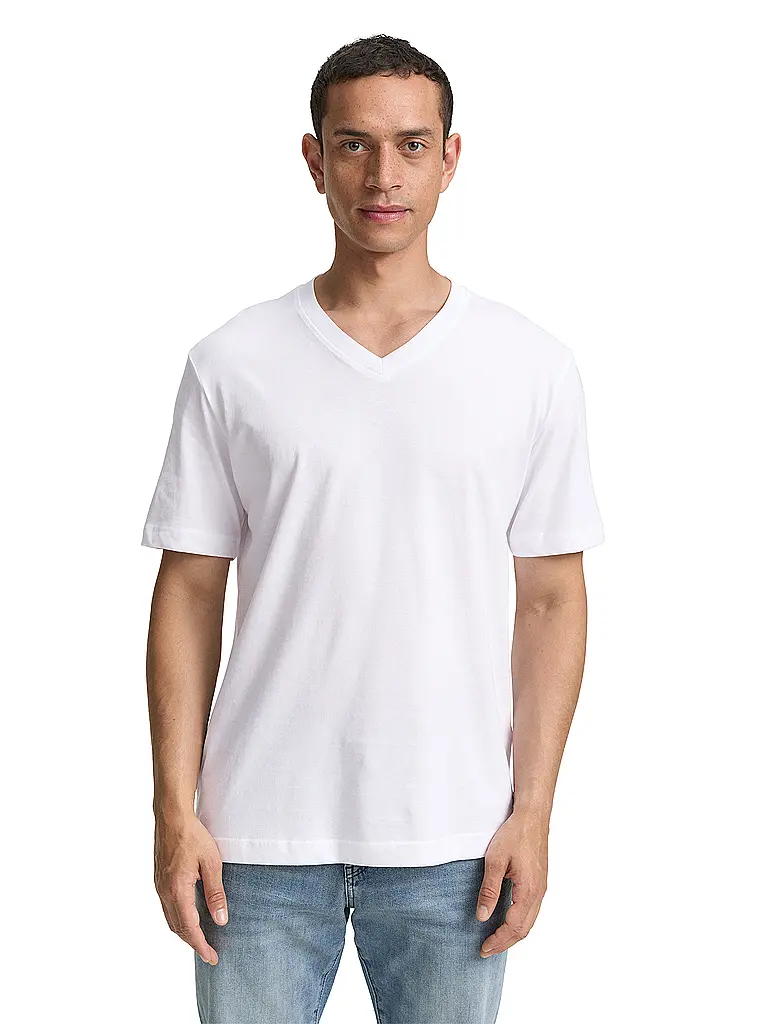 TOM TAILOR | T-Shirt 2er Pkg. white | 