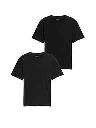 TOM TAILOR | T-Shirt 2er Pkg. | schwarz