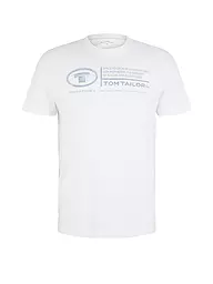 TOM TAILOR | T-Shirt Regular Fit | weiss