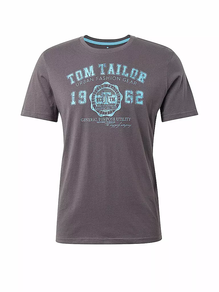 TOM TAILOR | T-Shirt Regular Fit | grau