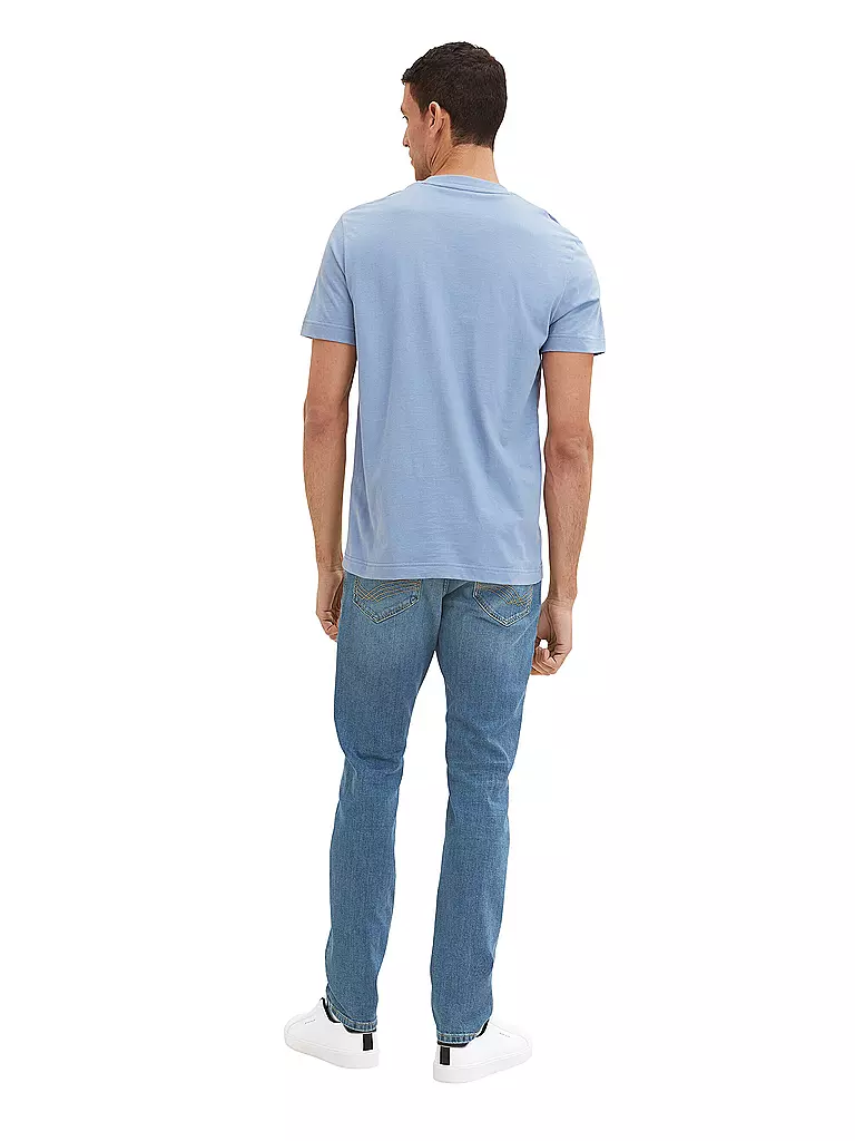 TOM TAILOR | T-Shirt Regular Fit | hellblau