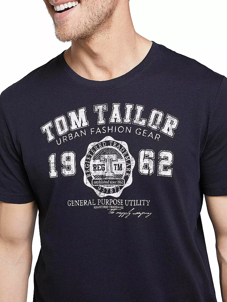 TOM TAILOR | T-Shirt Regular Fit | blau