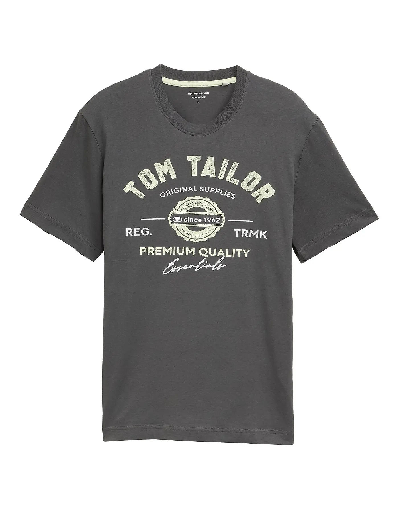 TOM TAILOR | T-Shirt  | grau
